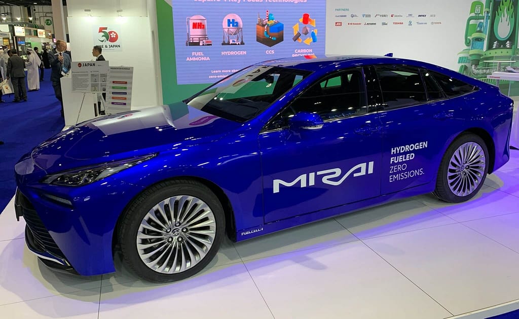 Toyota is highlighting one of its pioneering green mobility solutions this week at the Abu Dhabi International Petroleum Exhibition and Conference ( ADIPEC 2022