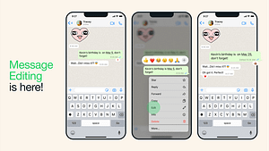 Whatsapp Edited messages