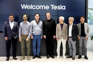 Samsung Electronics and Tesla CEOs discuss collaboration in high-tech