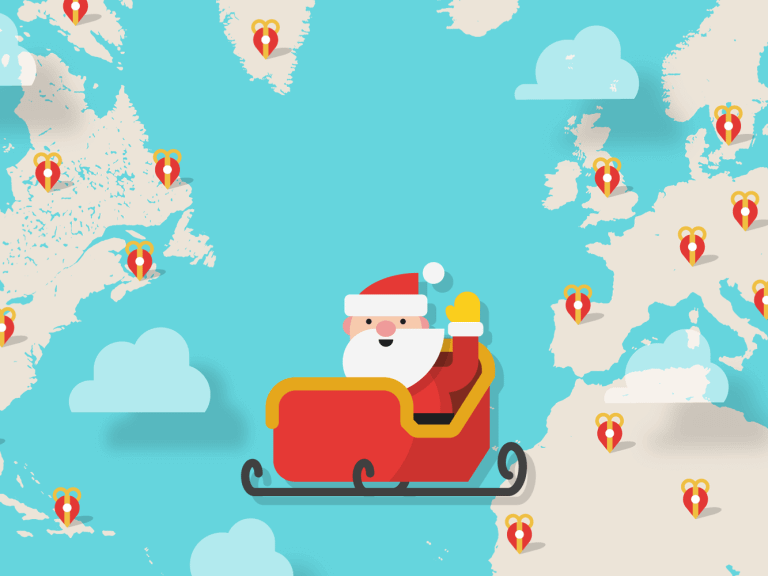 Track Santa Claus with Google