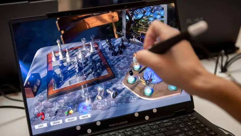 Asus relied on the Pro Art Studio Book computer on 3D technology with eye tracking 